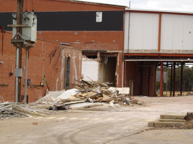 demolition of an abbatoir