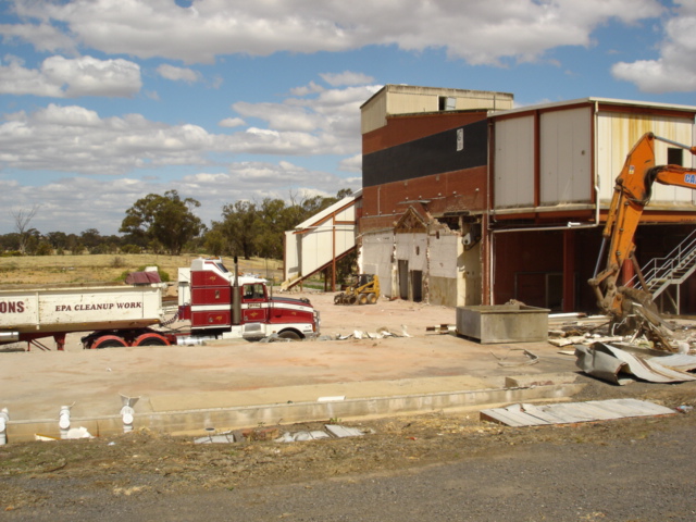 demolition of an abbatoir
