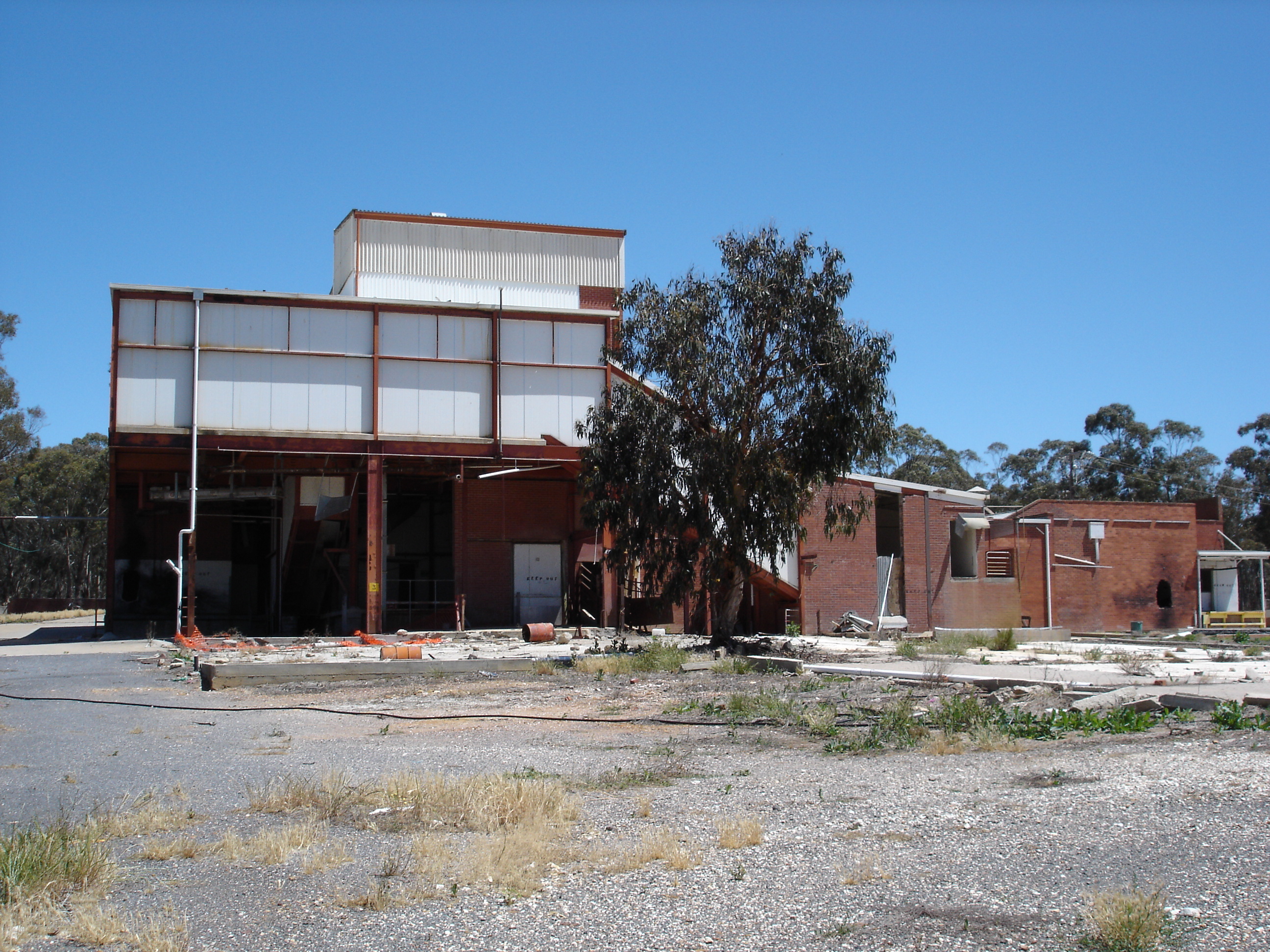 demolition of an abbatoir