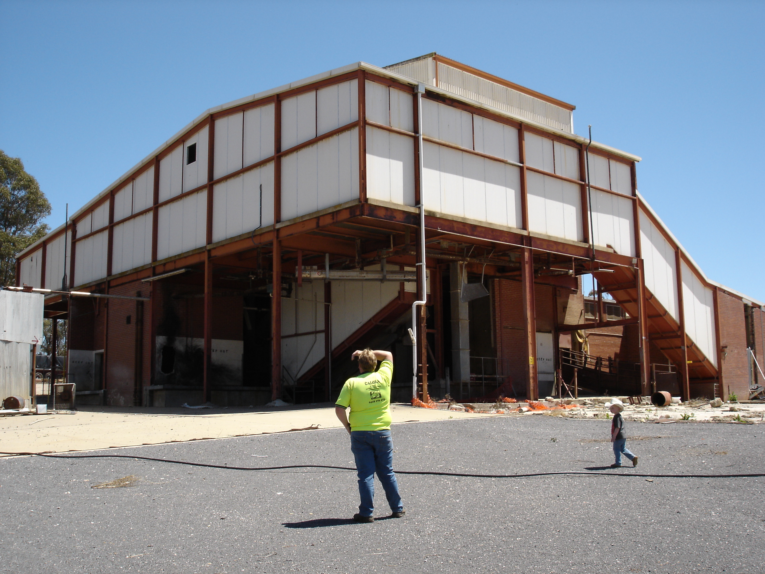 demolition of an abbatoir